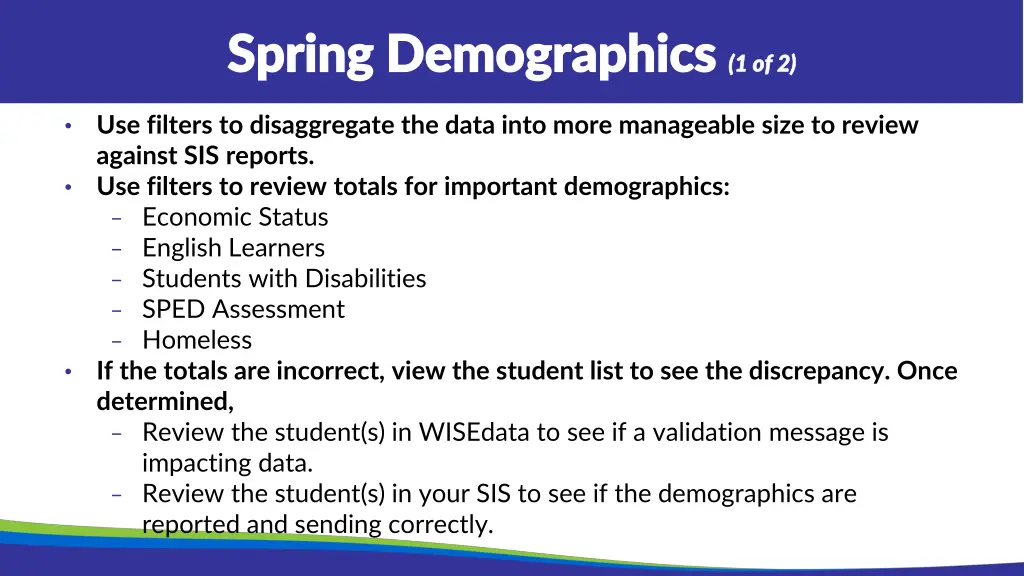 spring demographics spring demographics 1 of 2