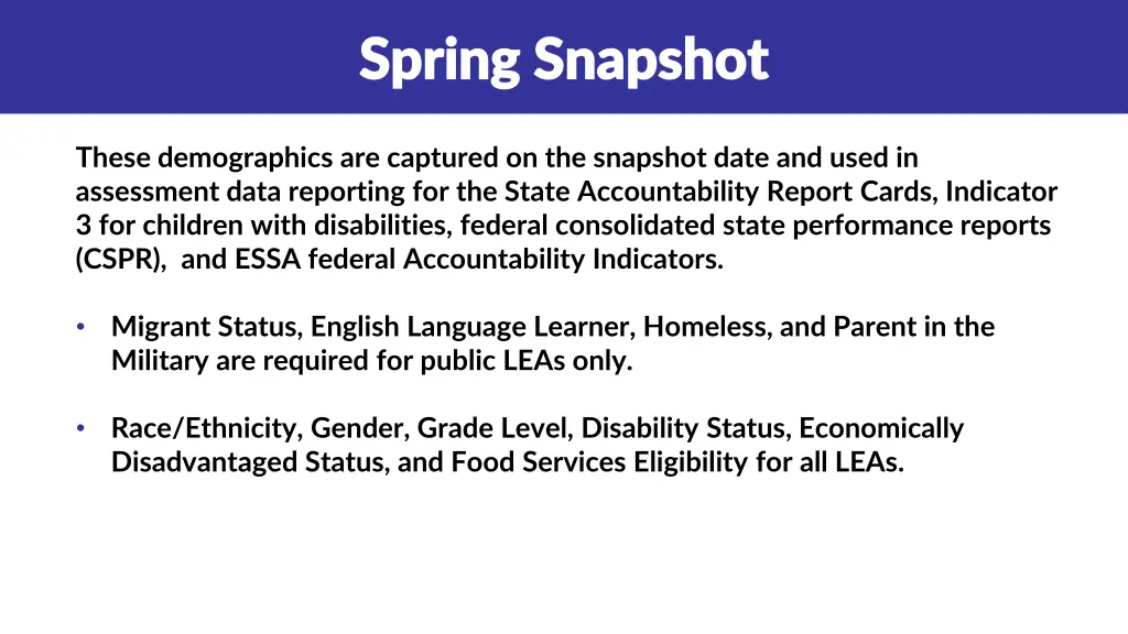 spring snapshot spring snapshot