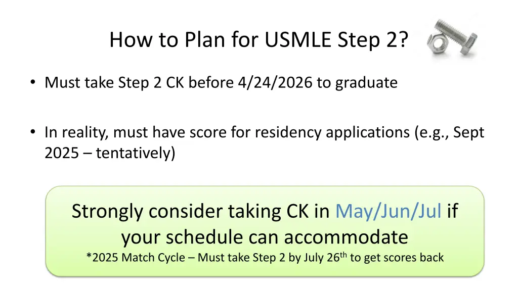 how to plan for usmle step 2