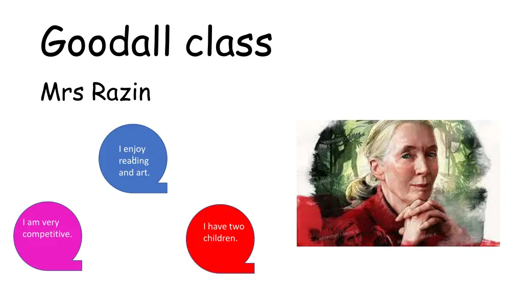 goodall class mrs razin