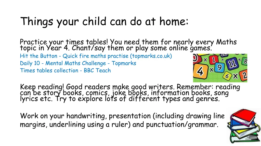things your child can do at home