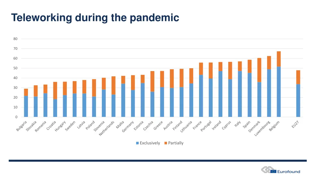 teleworking during the pandemic