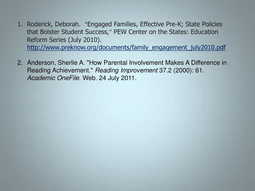1 roderick deborah engaged families effective