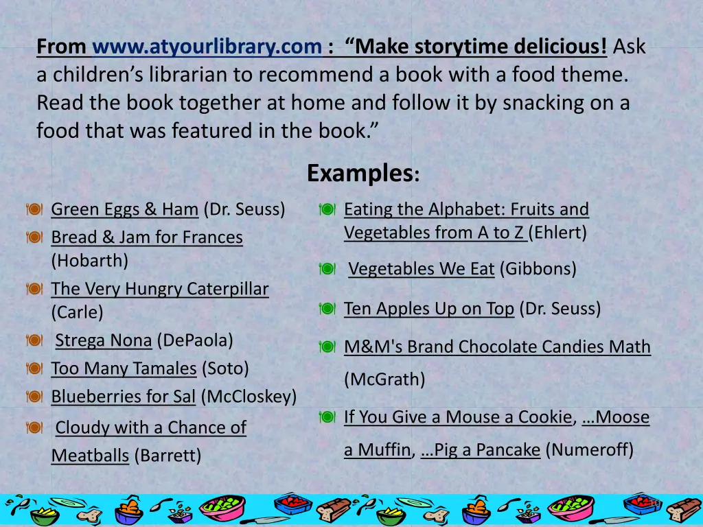 from www atyourlibrary com make storytime