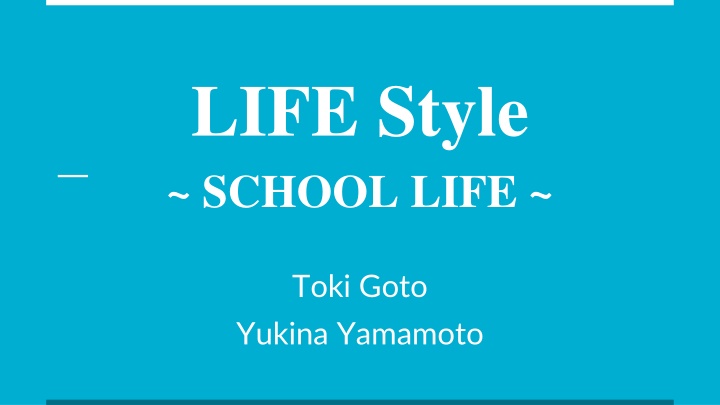 life style school life