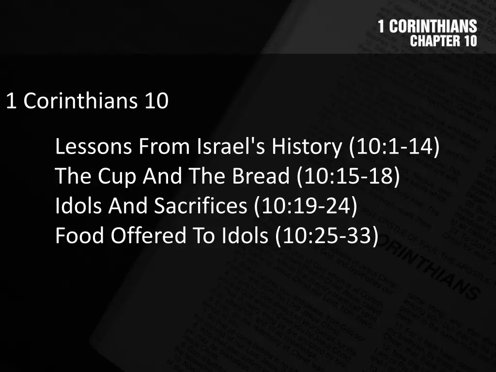 1 corinthians 10