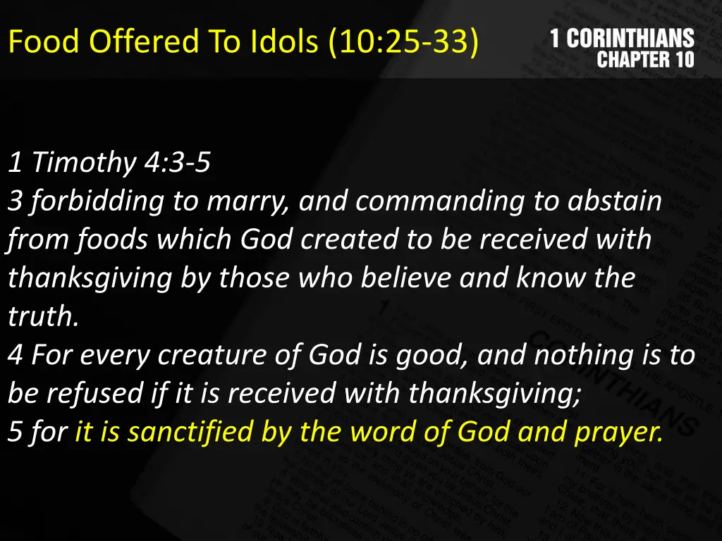 food offered to idols 10 25 33 1