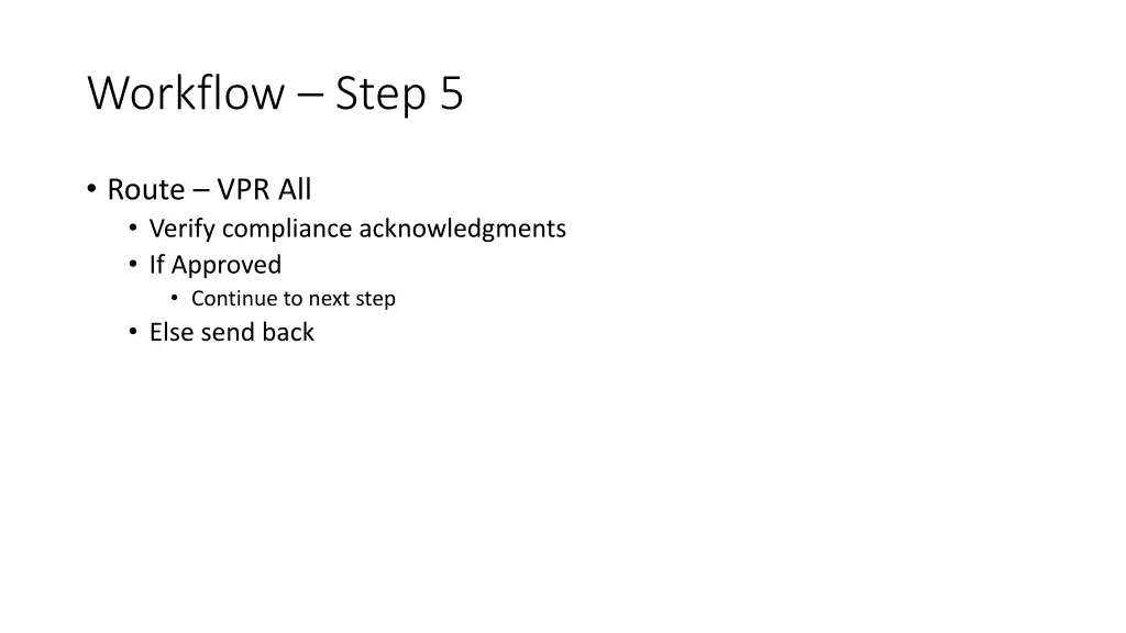workflow step 5
