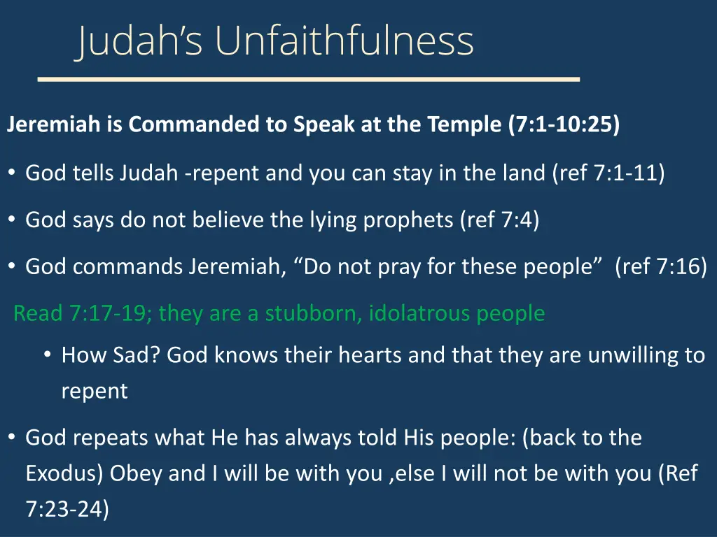 judah s unfaithfulness