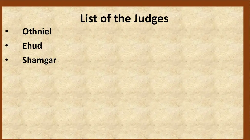 list of the judges 3