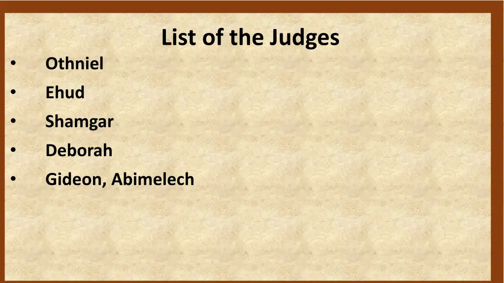 list of the judges 5