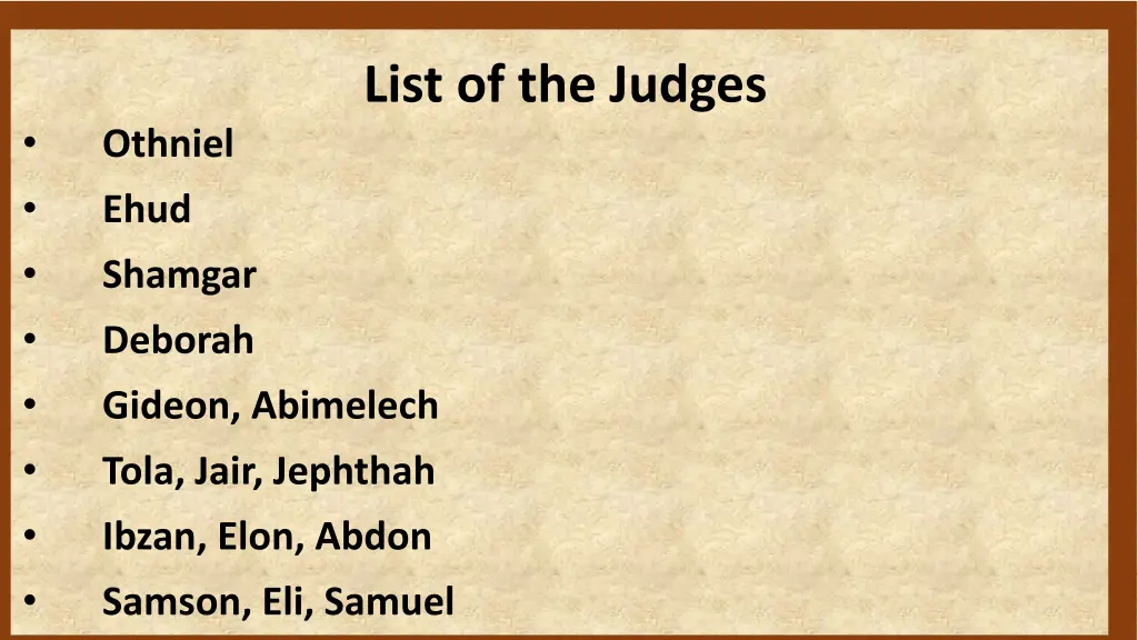 list of the judges 7