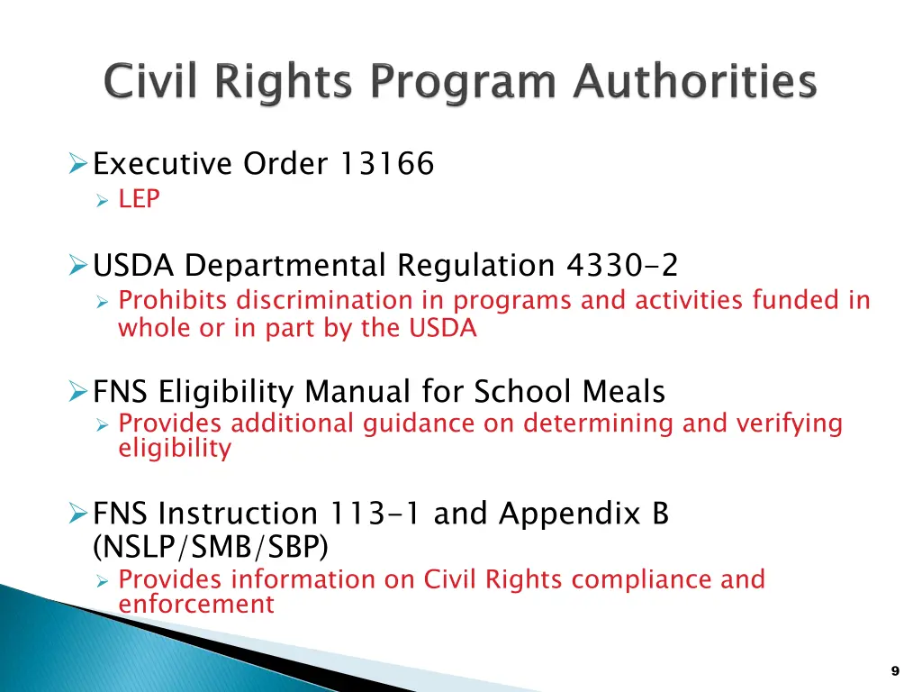 executive order 13166 lep
