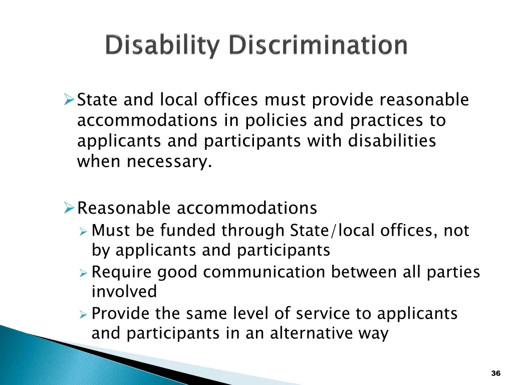 state and local offices must provide reasonable