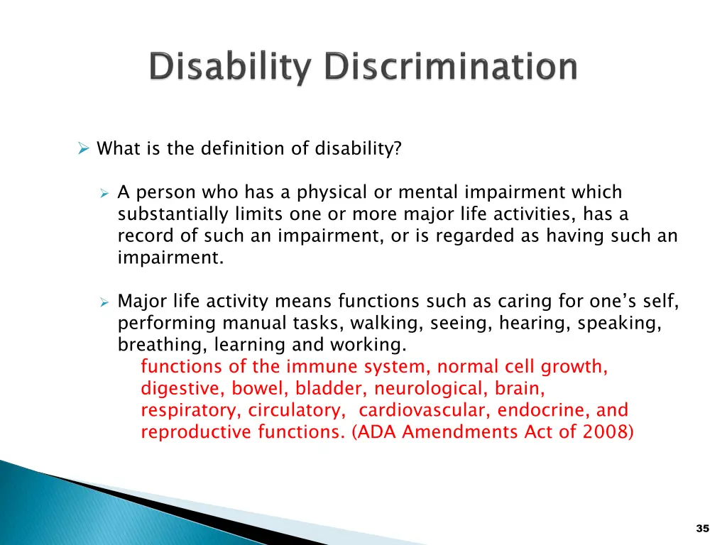 what is the definition of disability