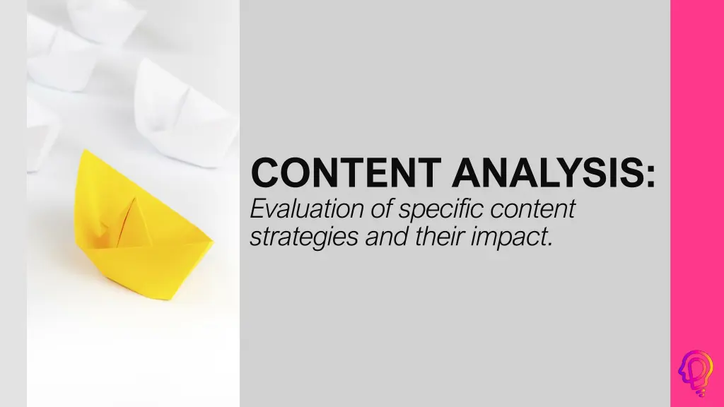 content analysis evaluation of specific content