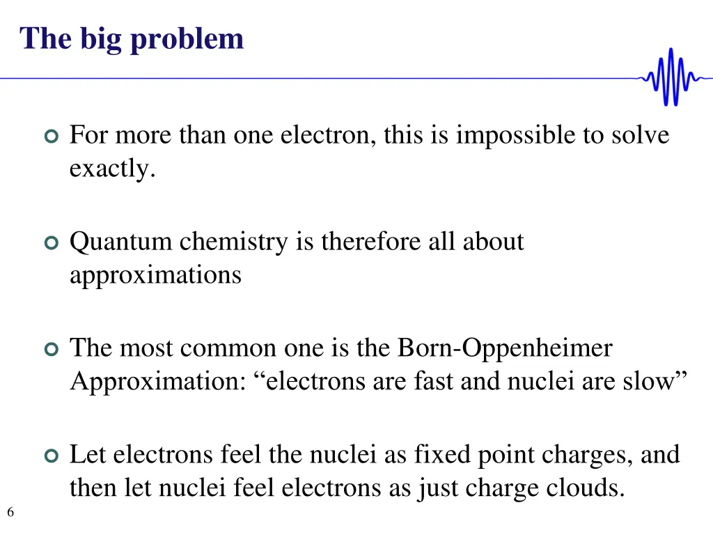 the big problem