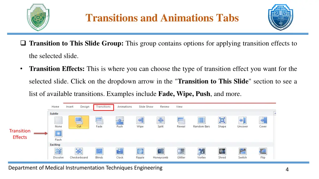 transitions and animations tabs 2