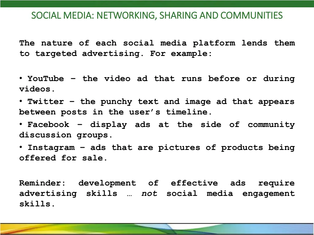 social media networking sharing and communities 1