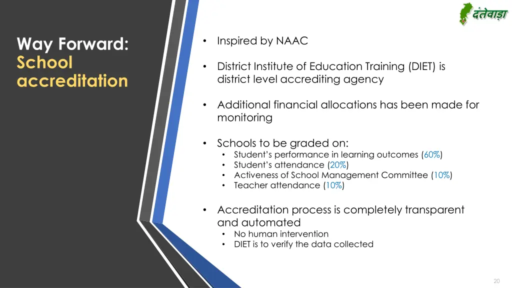 way forward school accreditation