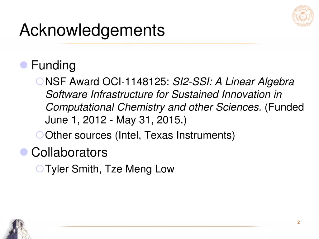 acknowledgements