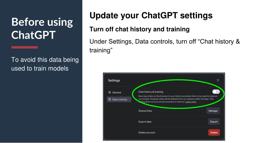 update your chatgpt settings