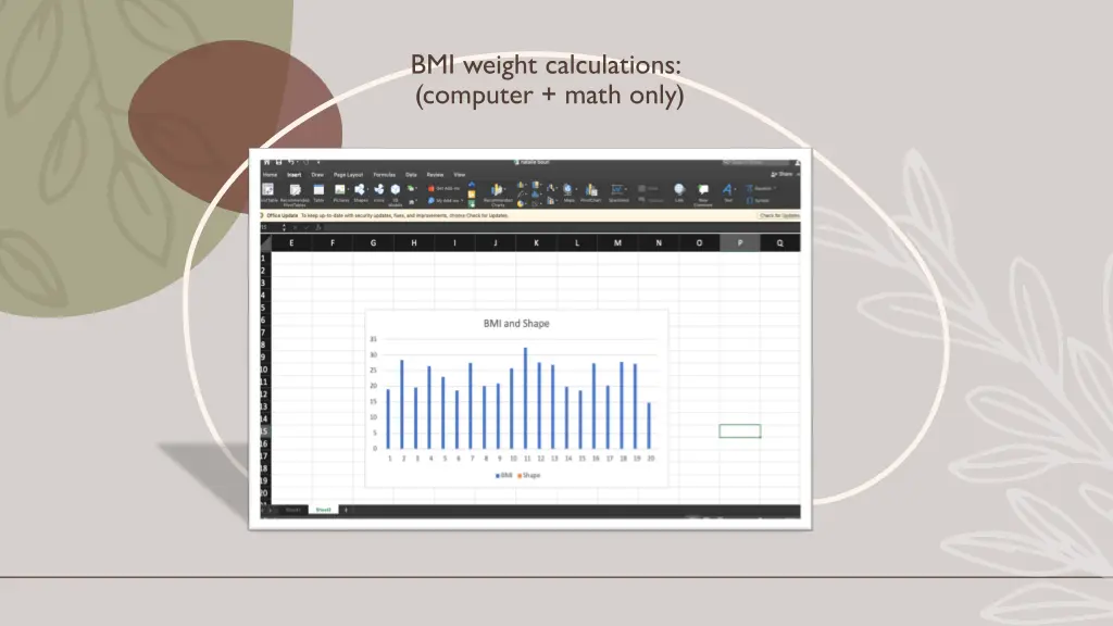 bmi weight calculations computer math only 1