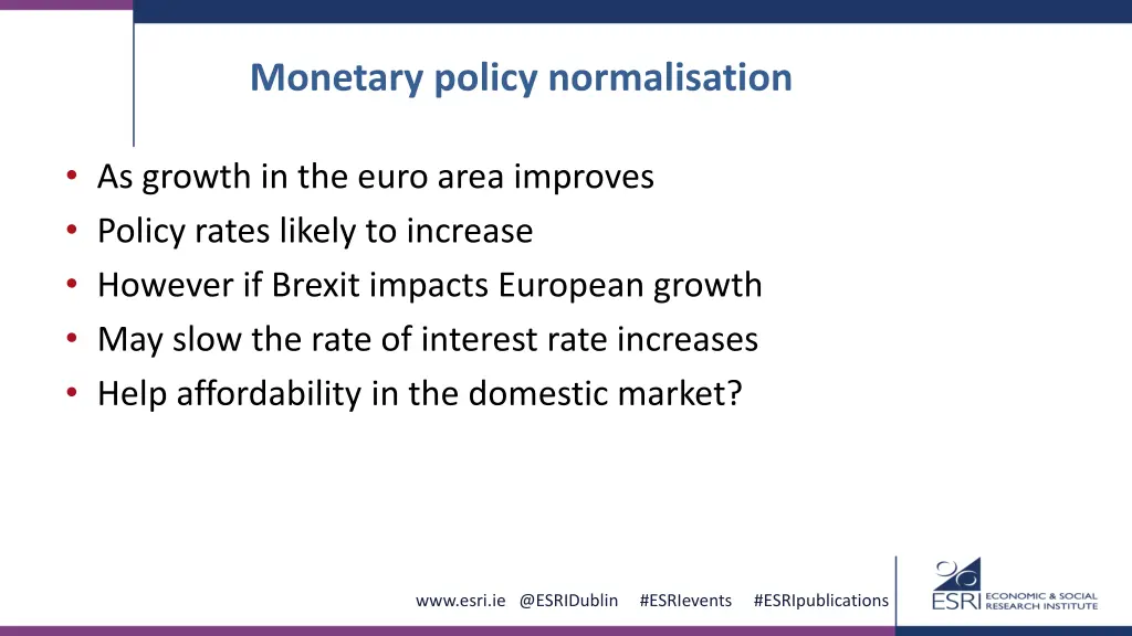 monetary policy normalisation