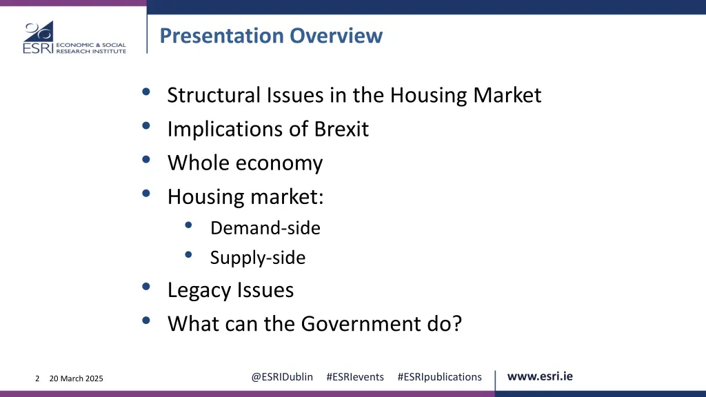 presentation overview