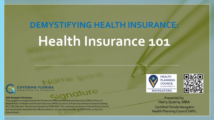 demystifying health insurance health insurance 101