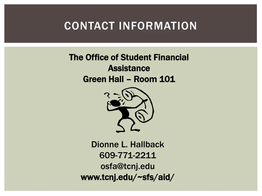 contact information