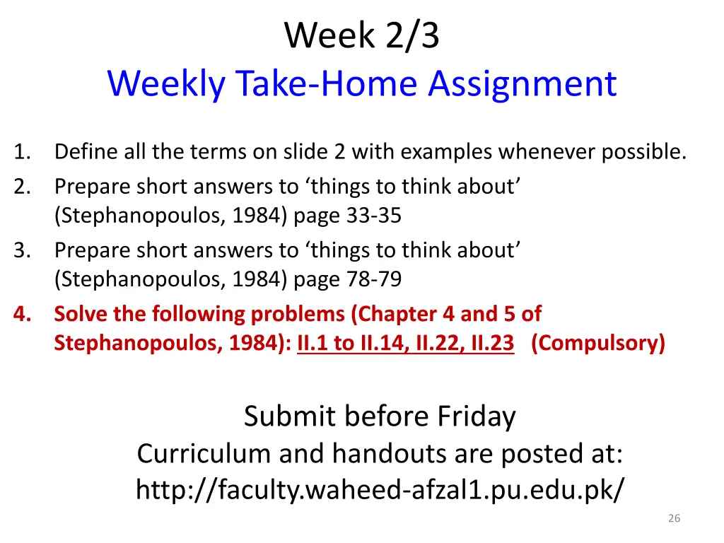 week 2 3