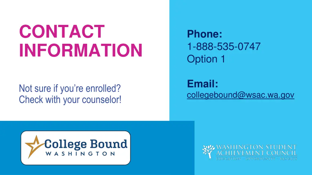 contact information