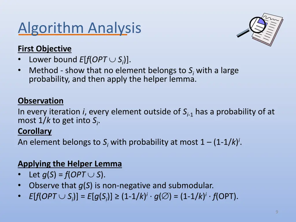 algorithm analysis