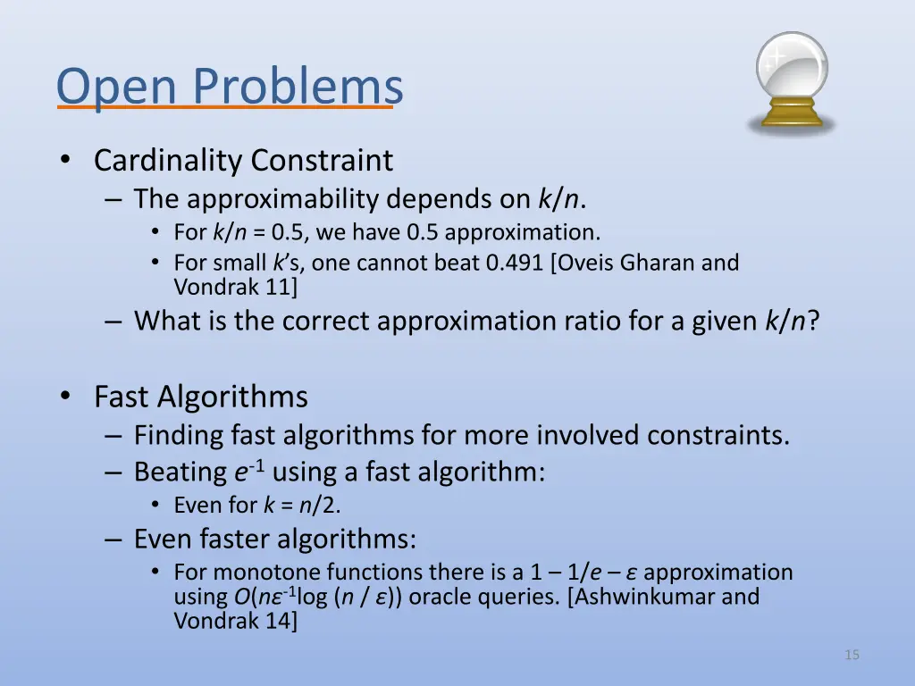 open problems