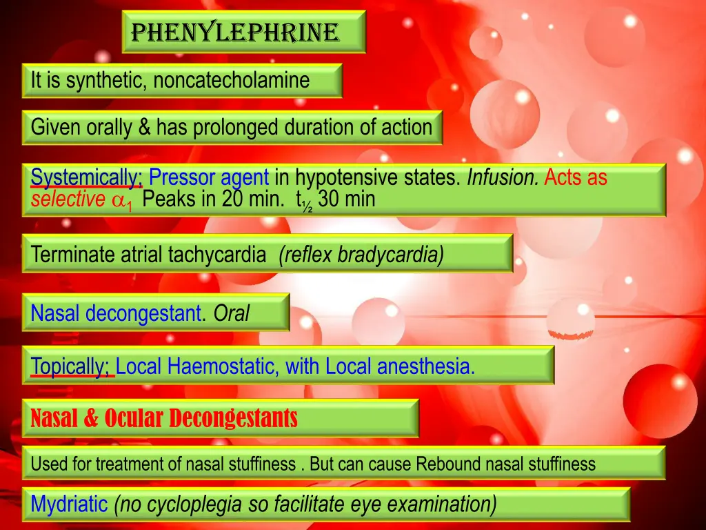 phenylephrine