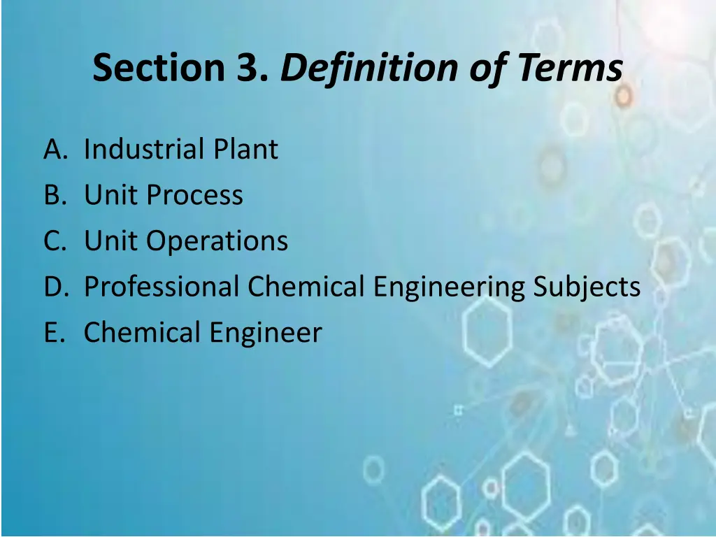 section 3 definition of terms 1