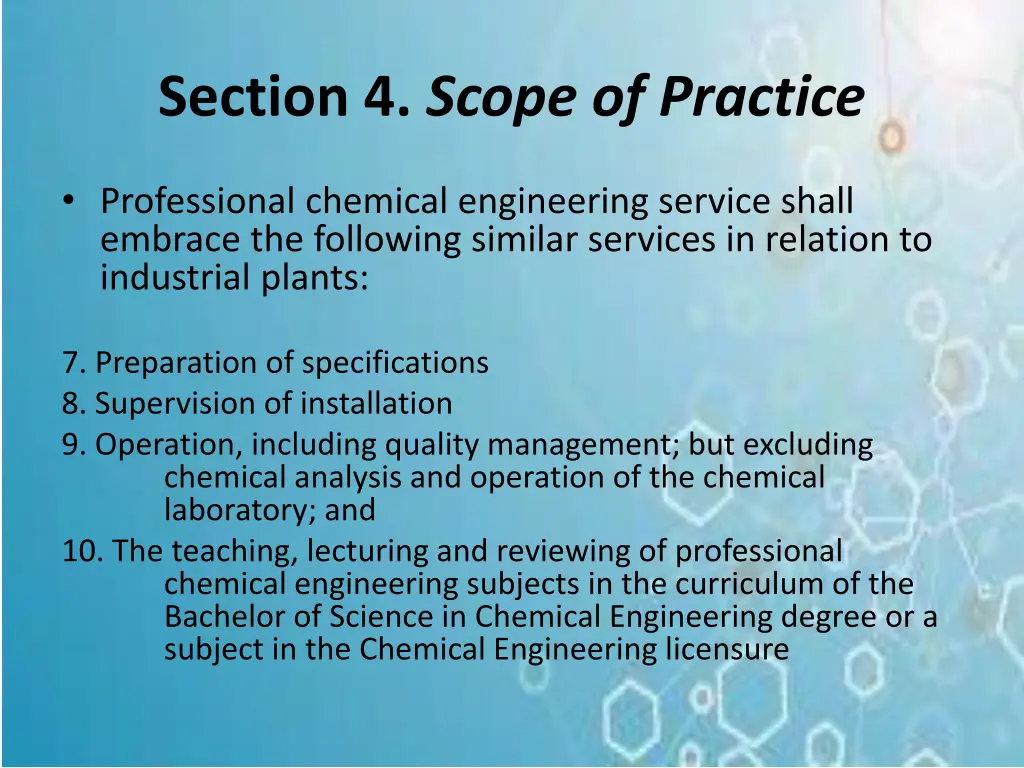 section 4 scope of practice 1