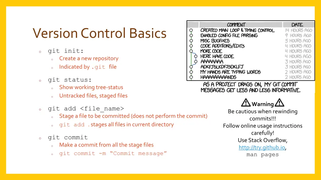 version control basics