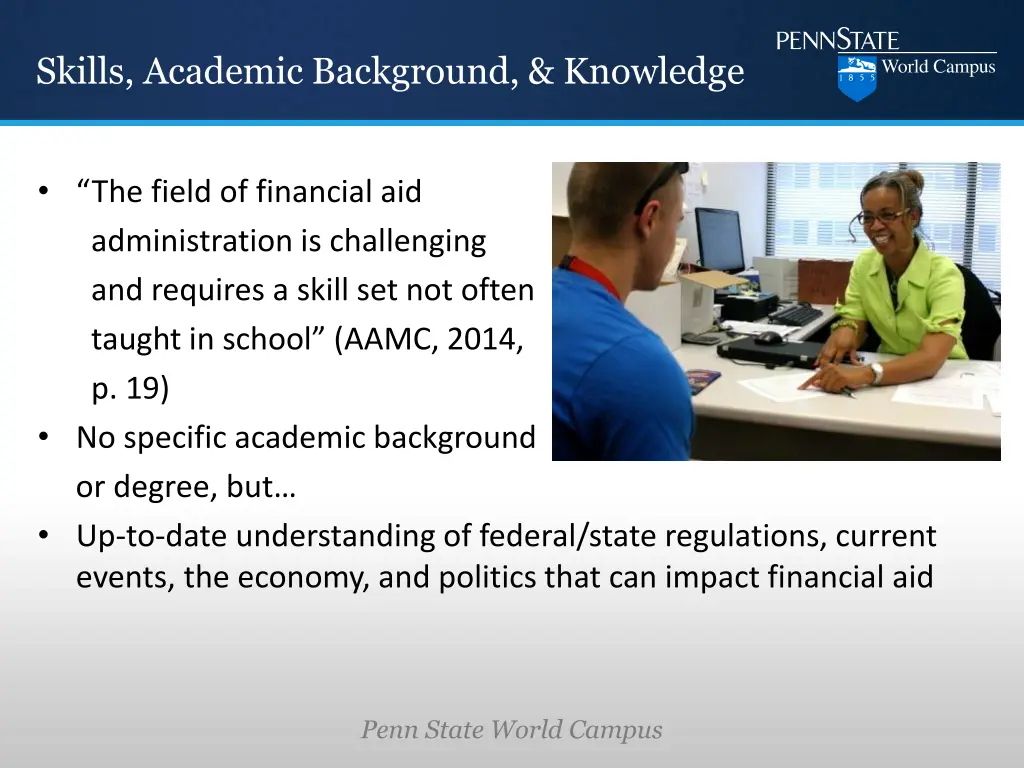 skills academic background knowledge