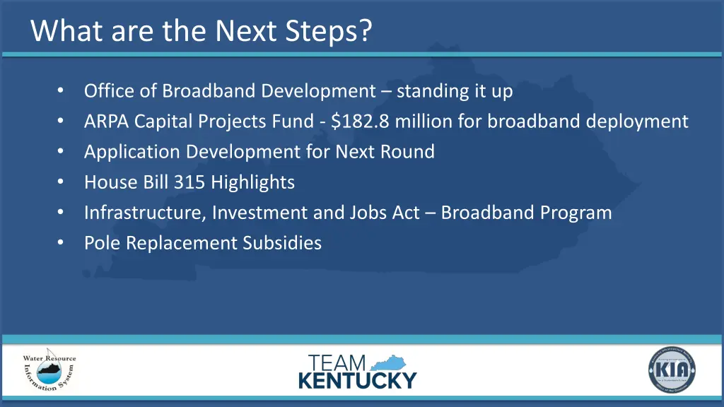 what are the next steps