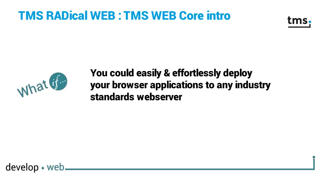 tms radical web tms web core intro 5