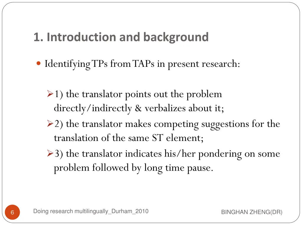 1 introduction and background 2