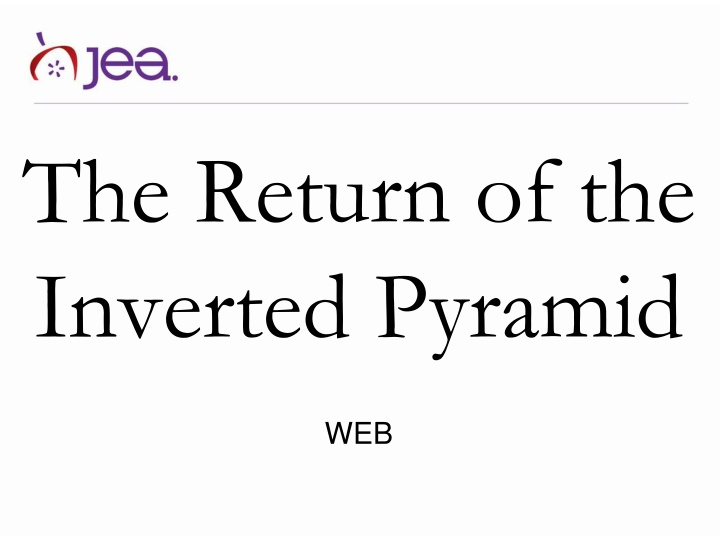 the return of the inverted pyramid
