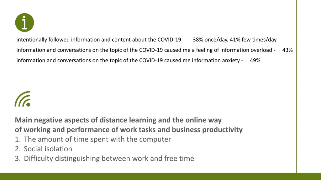 intentionally followed information and content
