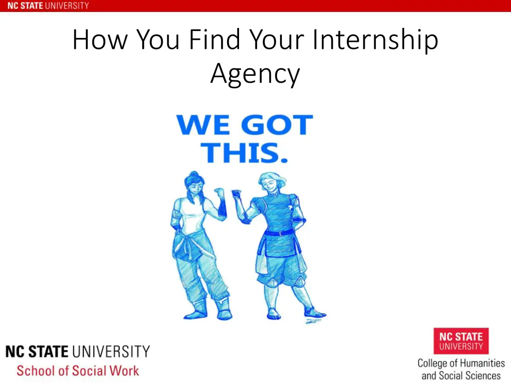 how you find your internship agency