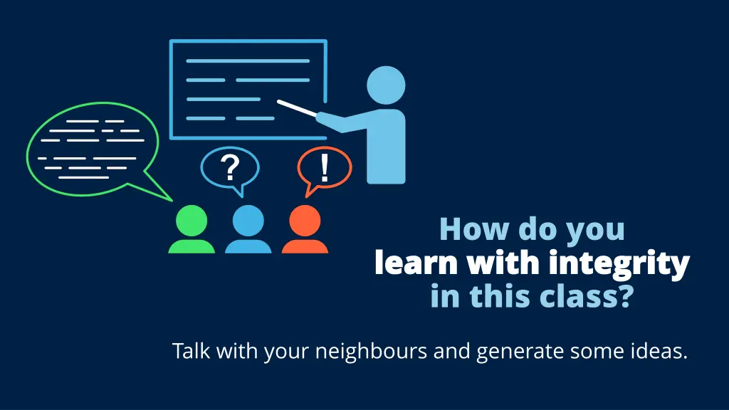 how do you learn with integrity learn with