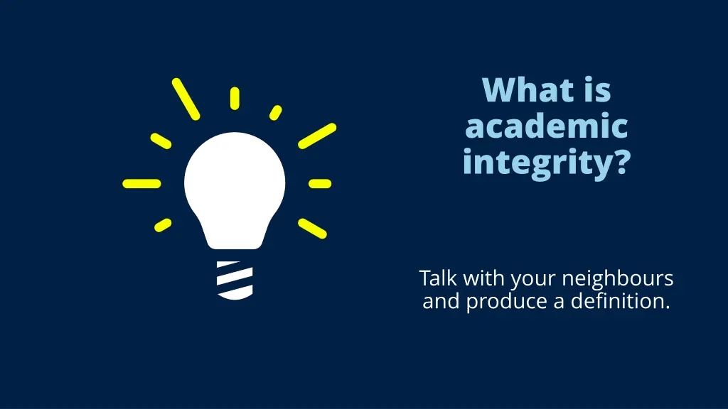 what is academic integrity