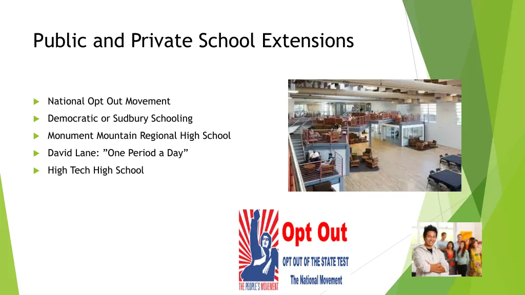 public and private school extensions