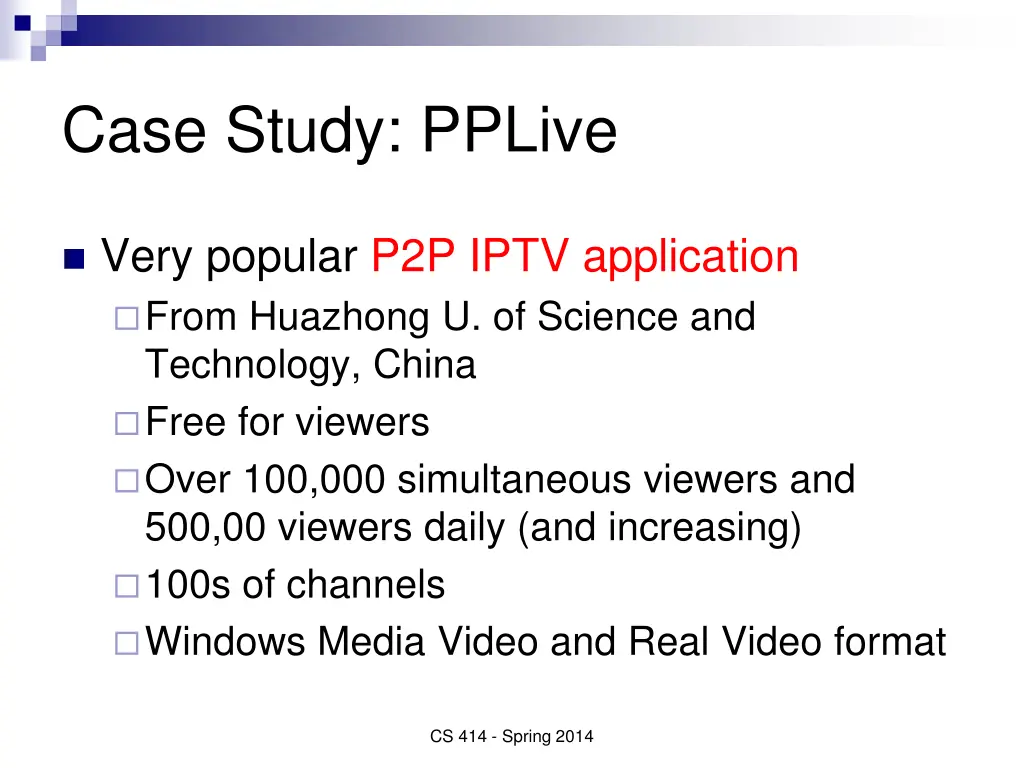 case study pplive